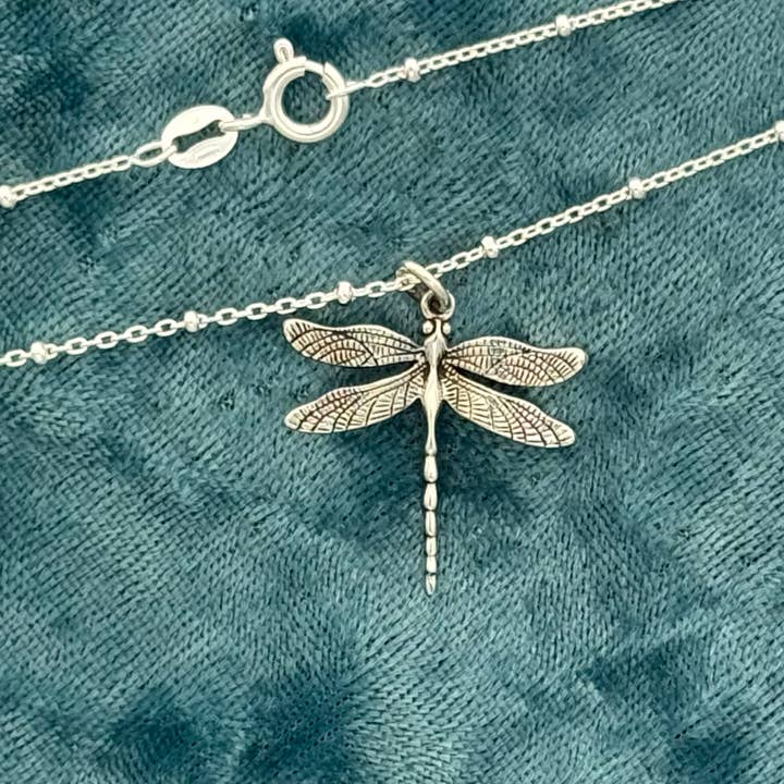 Elizabeth Jewelry - Vente Colliers à pendentif - Collier libellule en argent sterling3