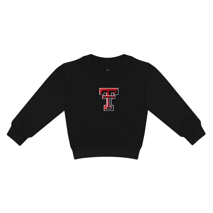 Creative Knitwear - Wholesale Sweatshirt - Kids - Texas Tech Red Raiders Kids Sweatshirt: Embroidery1