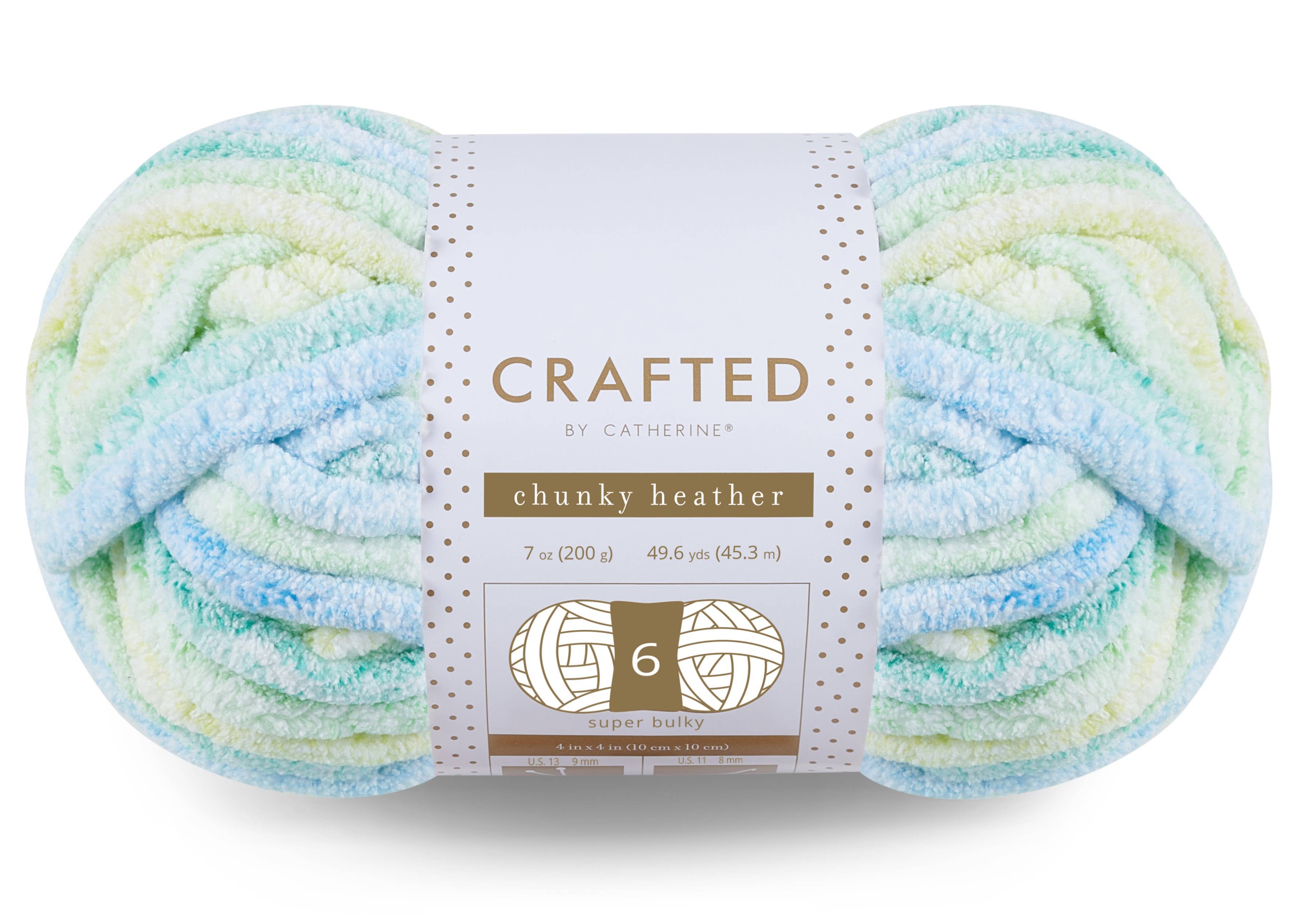 Crafted by Catherine - Wholesale Yarn - Chunky Heather Yarn | 7oz/200g | Super Bulky #6 | Pack of 416