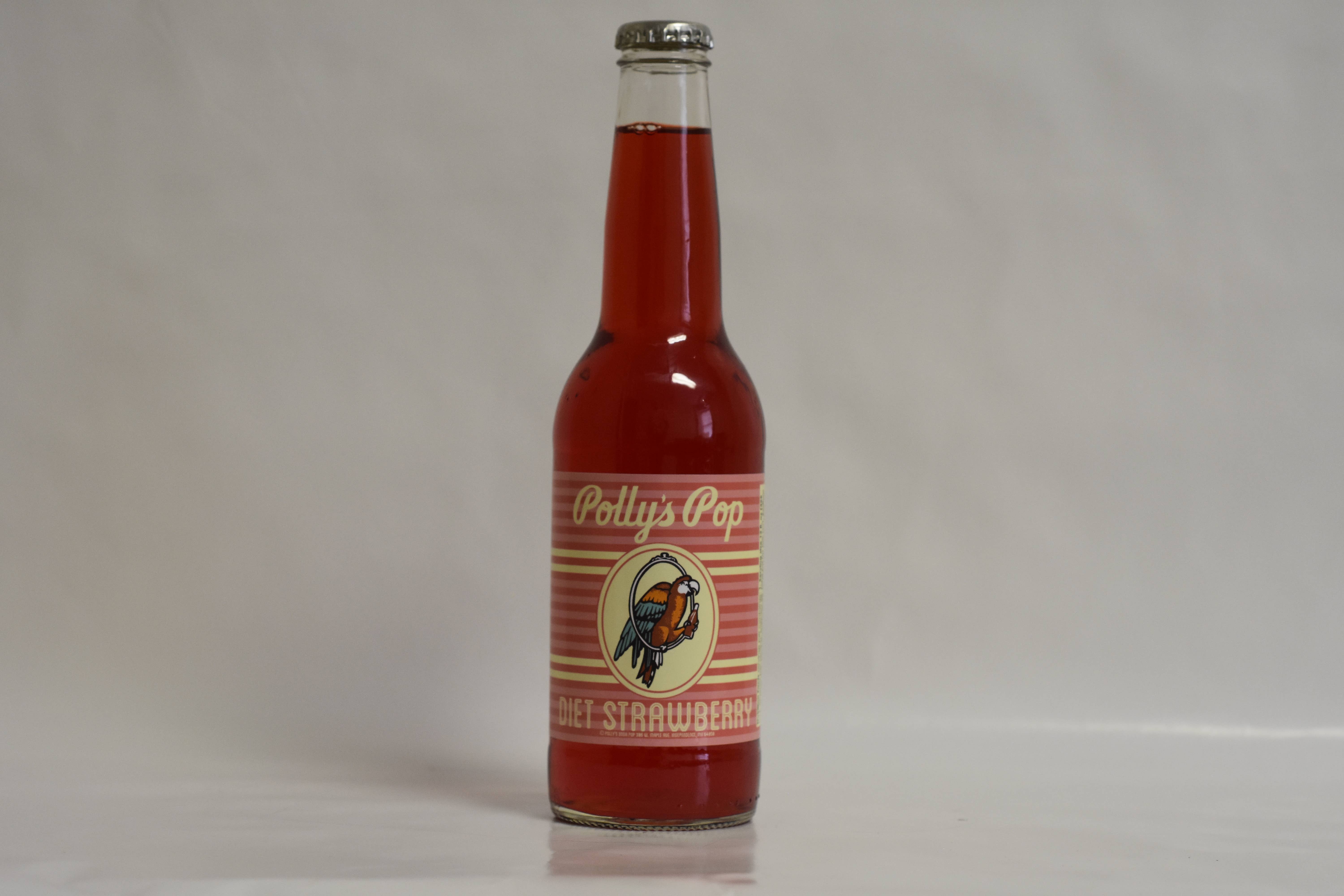 Polly's Pop - Wholesale Soda/Carbonated Drink - Diet Strawberry