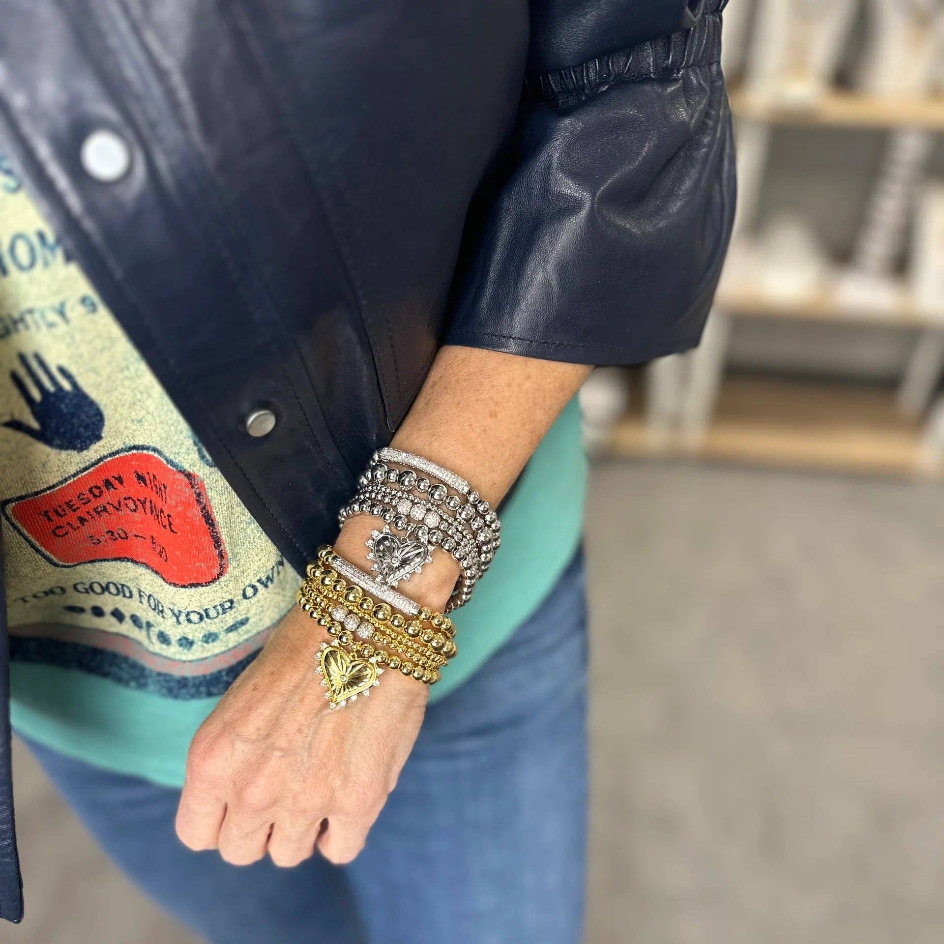 Love, Lisa - Wholesale Beaded Bracelet - Lexi Pave Bar Bracelet9