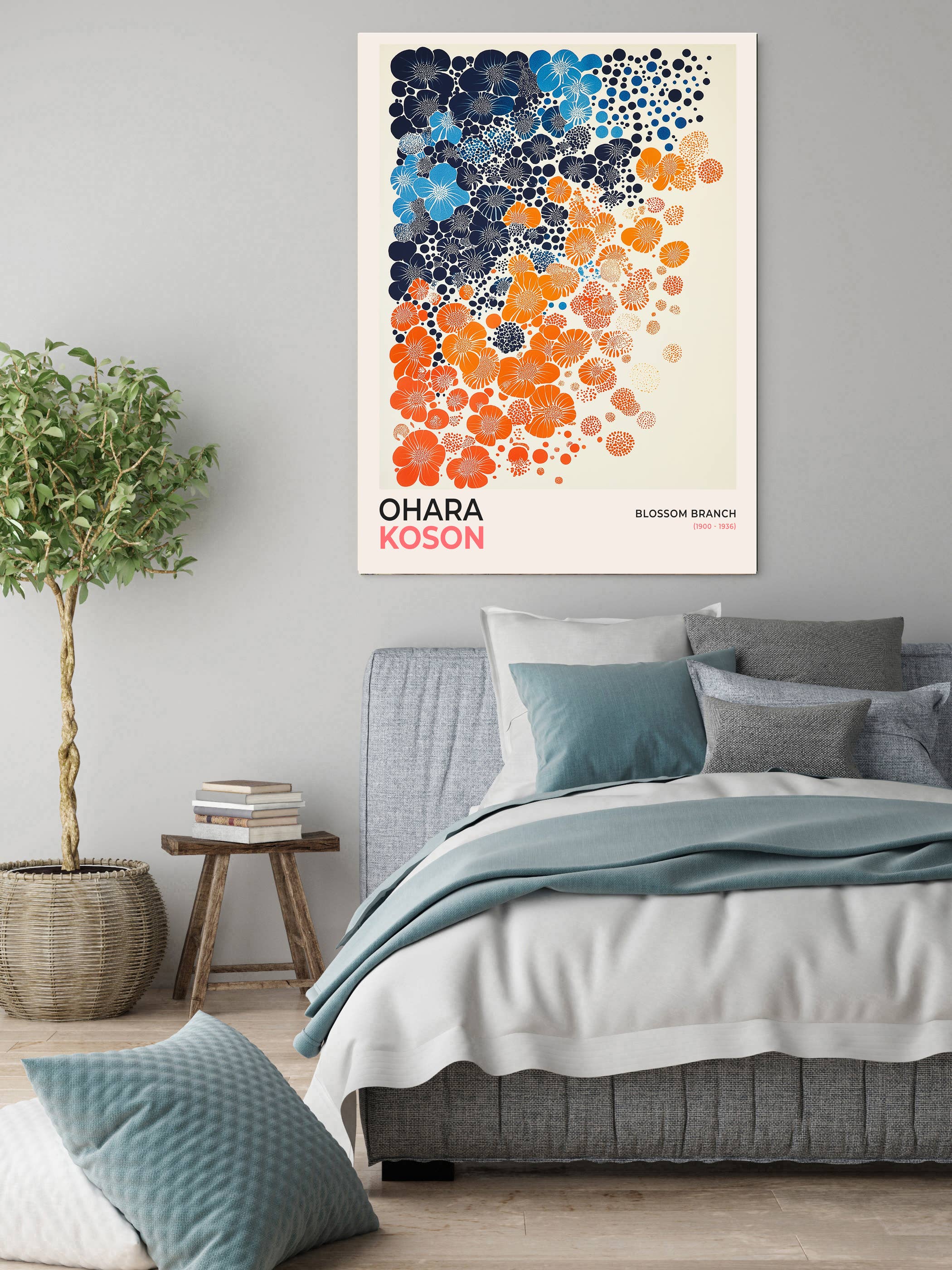 Kumo Art Prints - Vendita all'ingrosso Stampa artistica - Stampa d'Arte Fiori di Ciliegio Giapponese Ohara Koson2