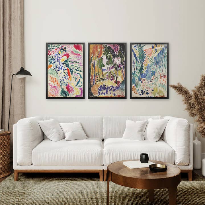 Art Lane - Wholesale Art Print - Henri Matisse Japanese Garden Poster. Abstract Eclectic Art