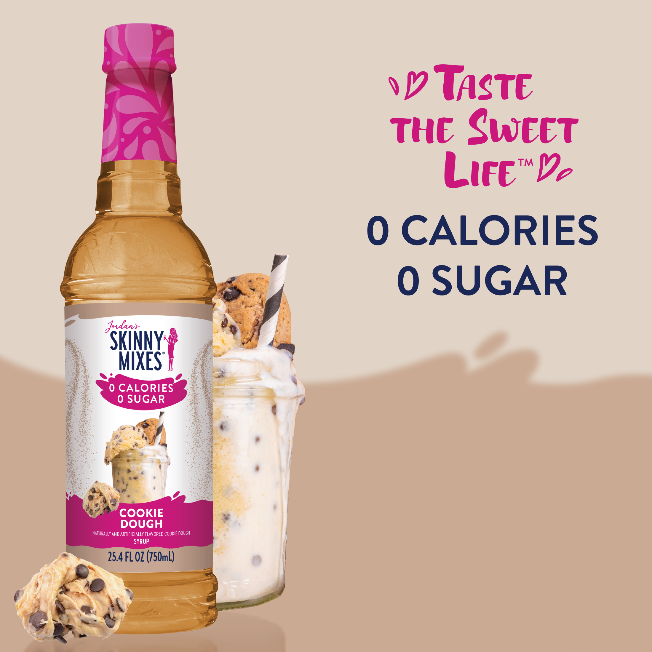 Jordan's Skinny Mixes - Wholesale Flavored Syrup - Sugar Free Cookie Dough Syrup2