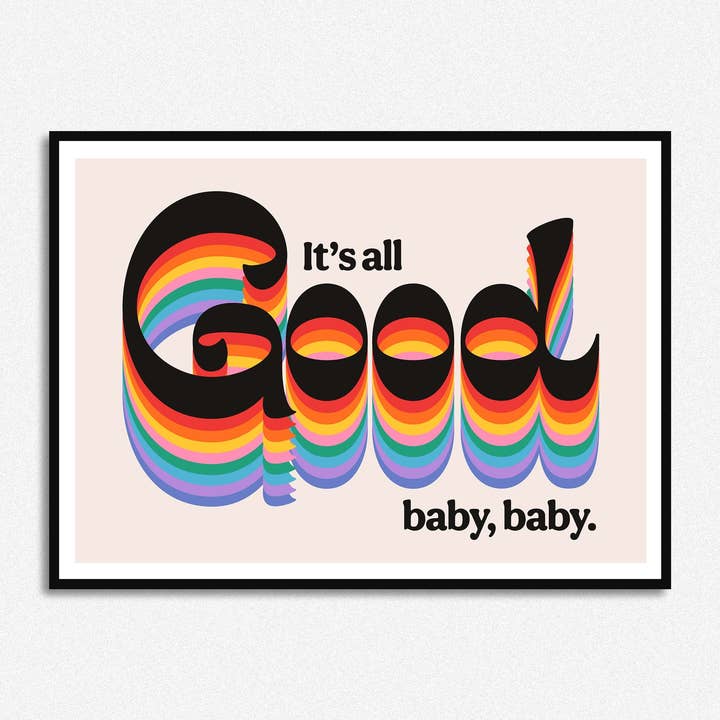 É tudo bom bebê bebê impressão por atacado de HollieGraphik