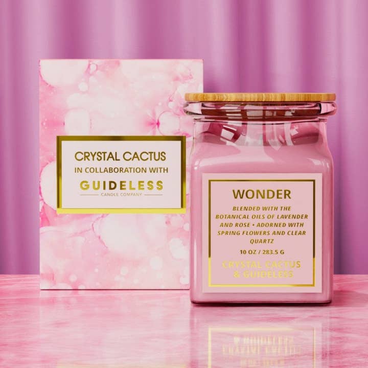 Wonder Crystal Candle for wholesale by Crystal Cactus