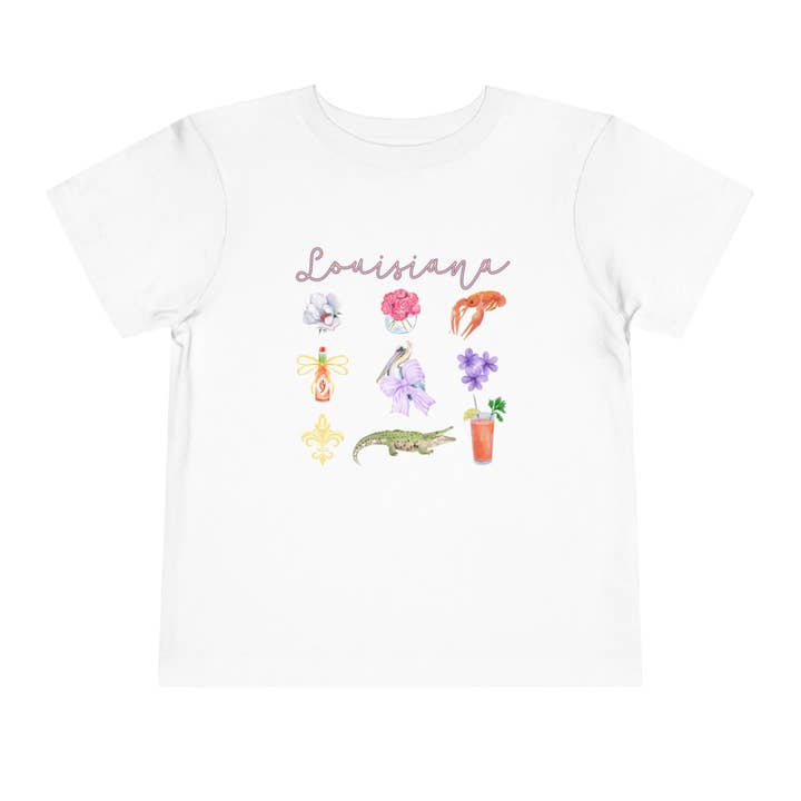 Bayou Belle Toddler Tee for wholesale by M2B Designs
