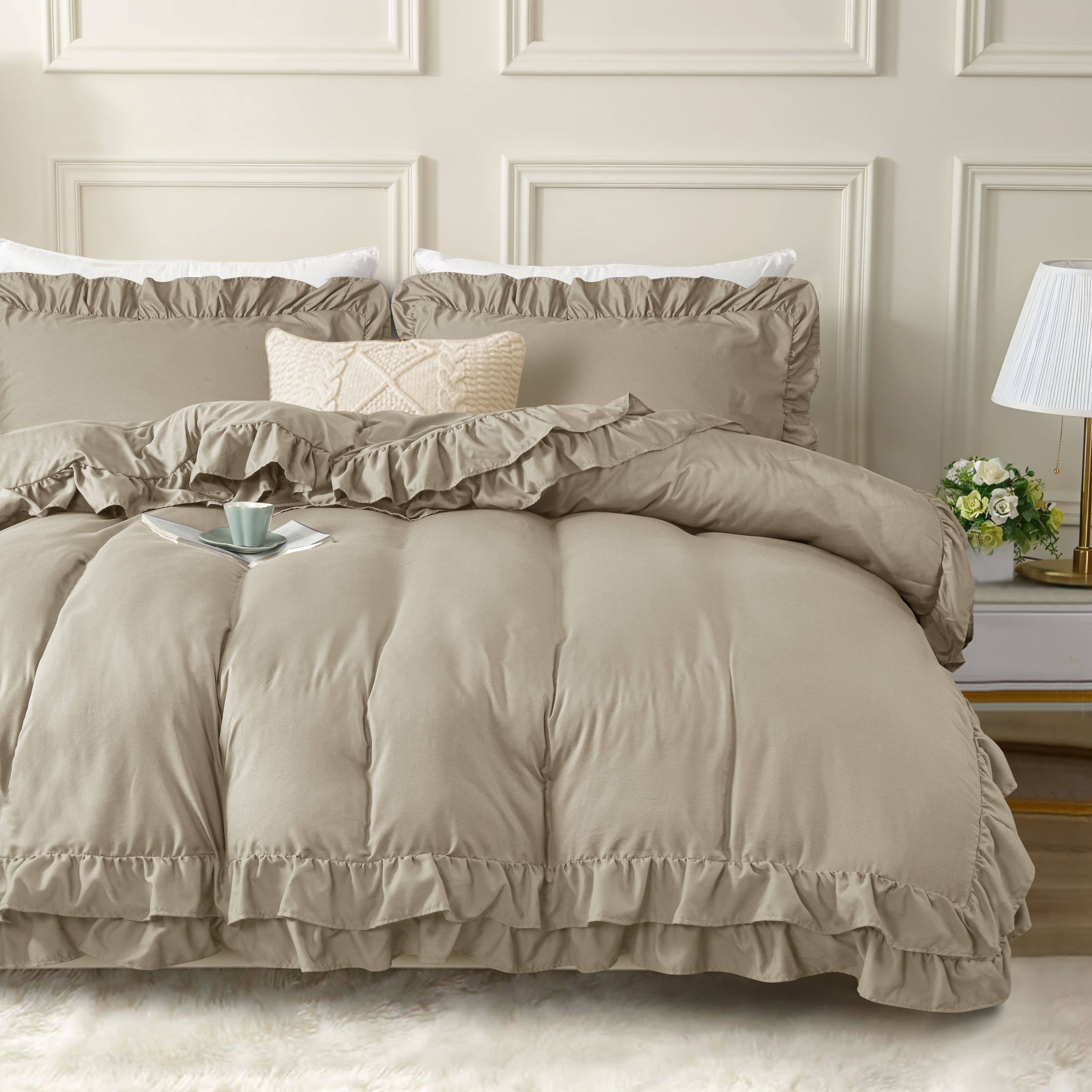 Cotton Passion - Wholesale Bedding Set - Duvet Cover Sets Frilled Duvet Set 3 Pcs Comforter Sets