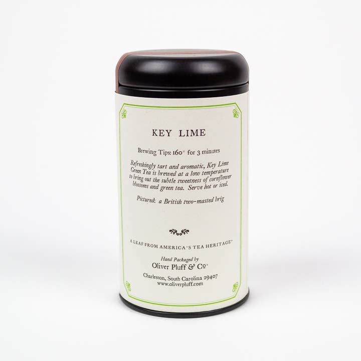 Oliver Pluff & Company - Wholesale Tea Bags - Key Lime - 20 Teabags in Signature Tea Tin