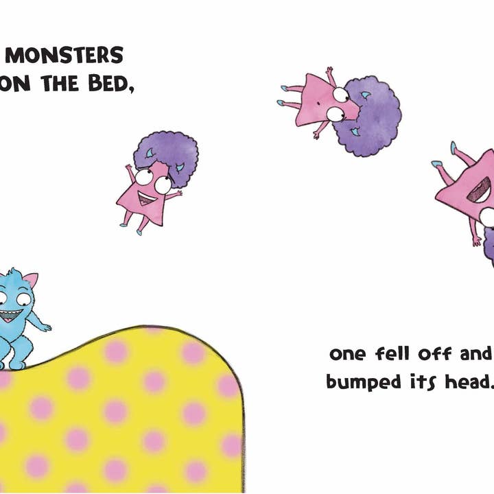 Sourcebooks - Wholesale Baby & Toddler Book (0-2) - Five Little Monsters Jumping on the Bed (BBC)2