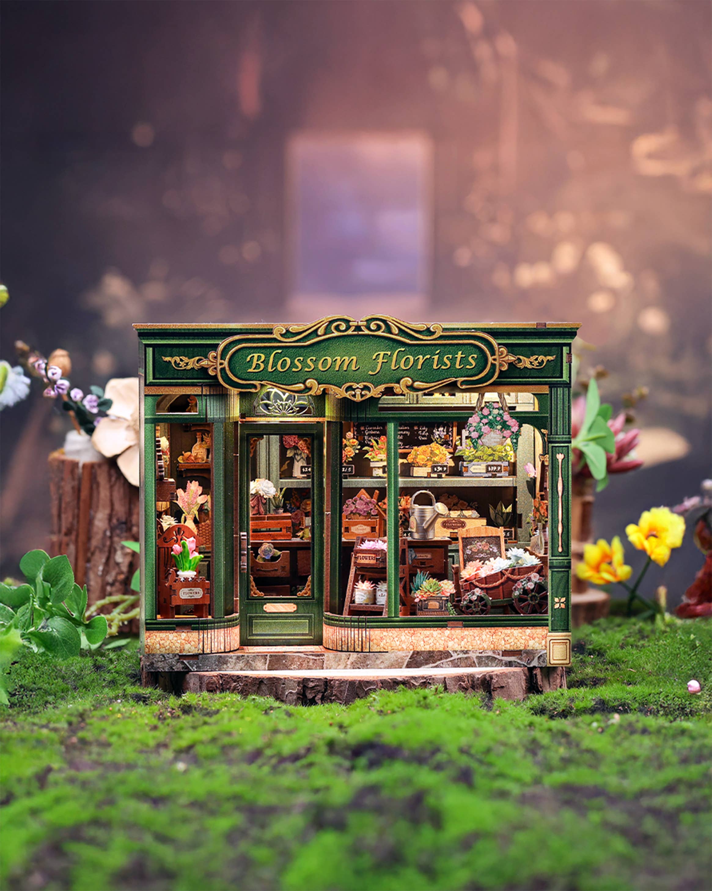 Hands Craft Intl – Kit de artesanato DIY por atacado – Kit de Miniatura DIY: Floristas Blossom2