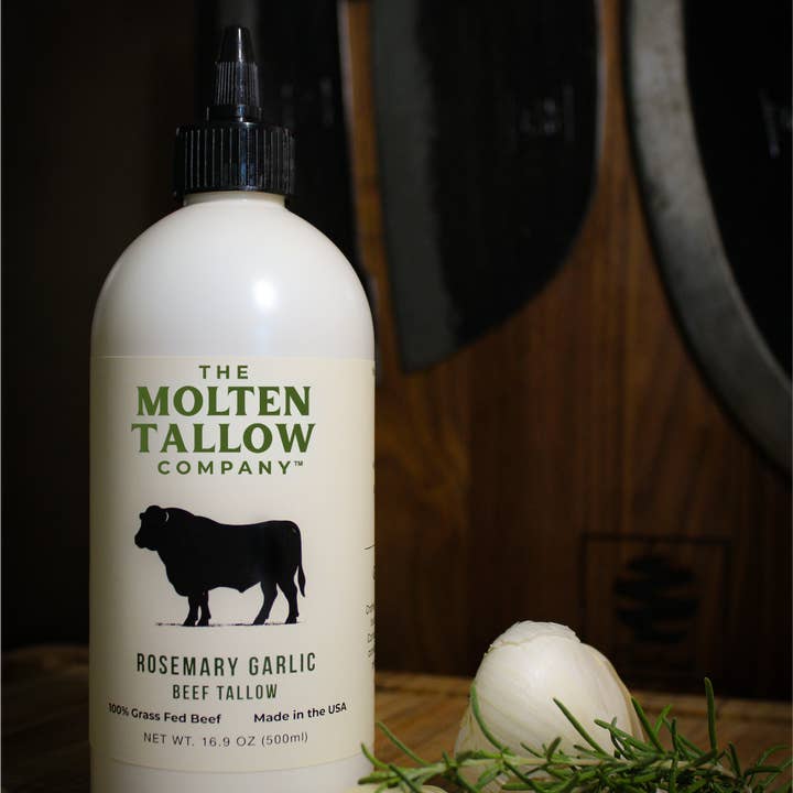 The Molten Tallow Company LLC - Wholesale Cooking Oil - Rosemary Garlic Beef Tallow2