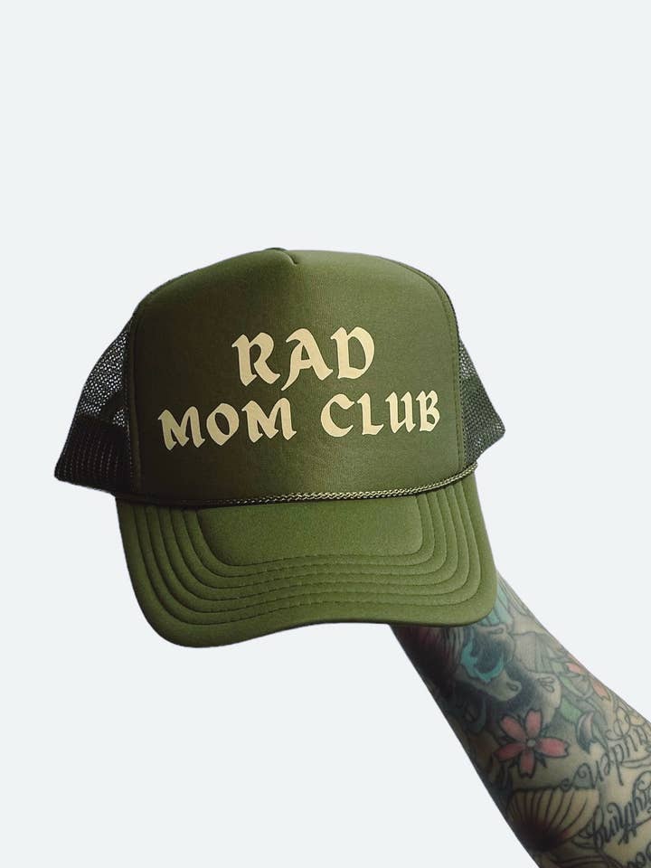 Rad Mom Club Trucker for wholesale by Wild Stone Co