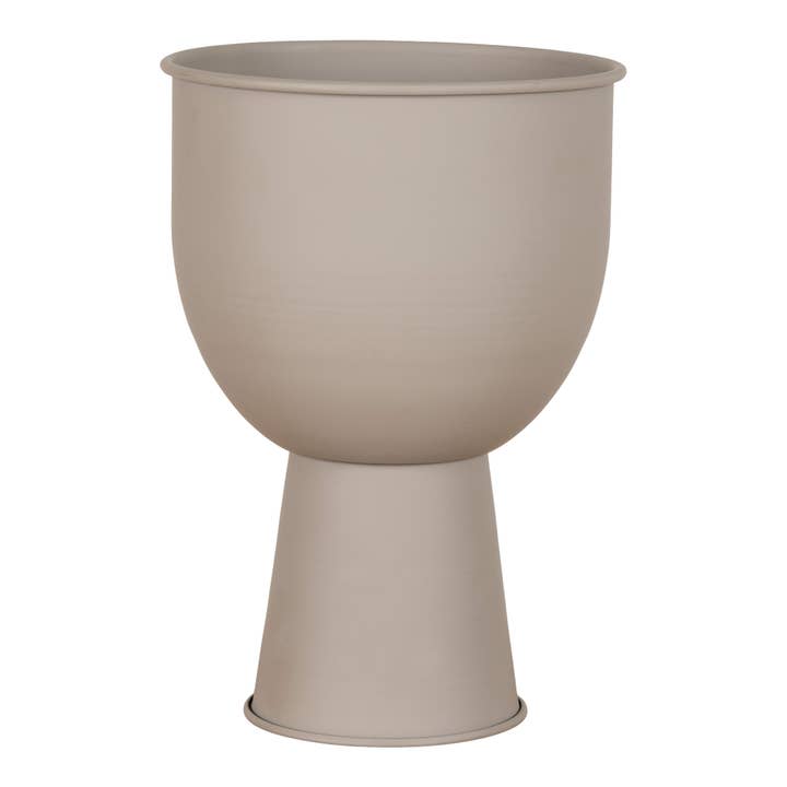 Sand Amalfi Flowerpot - Flowerpot in beige grey for wholesale on Faire1