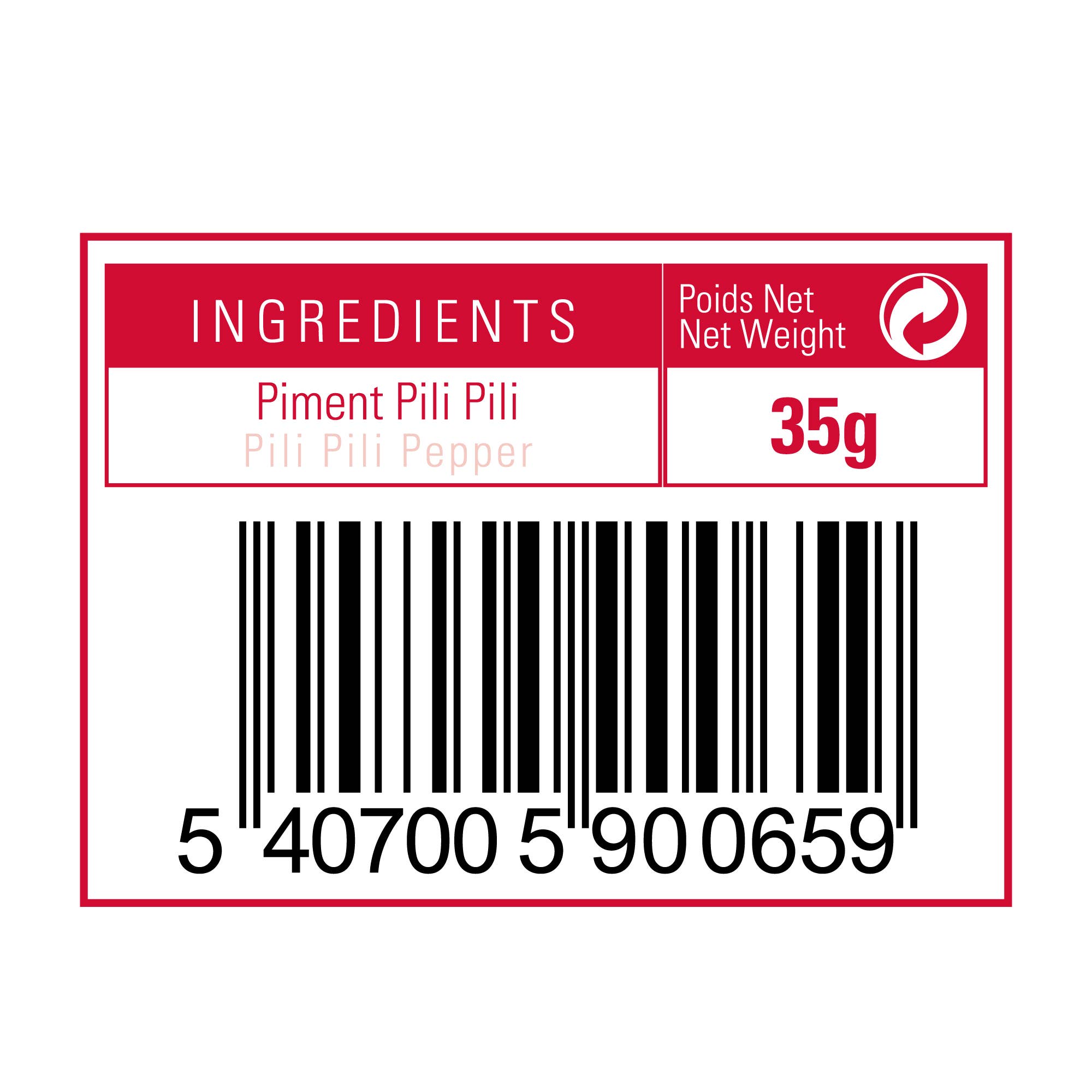 Ilanga Nature – Especiarias secas por atacado – Pili Pili 35 g3