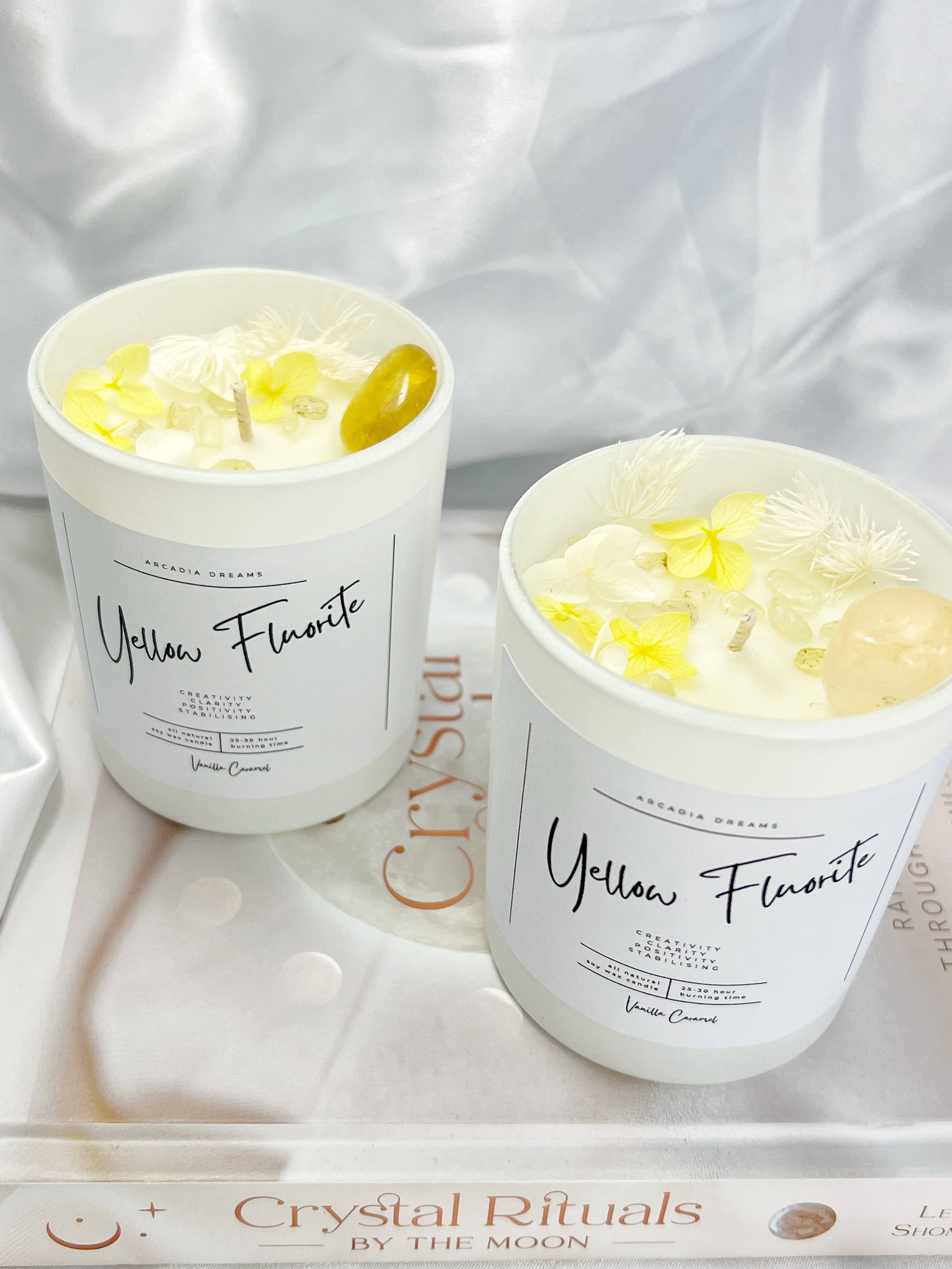 The Crystal Store – Großhandel Kerze im Glas / gefüllte Kerze – Kerzen mit Kristall-Einlage zur Heilung2