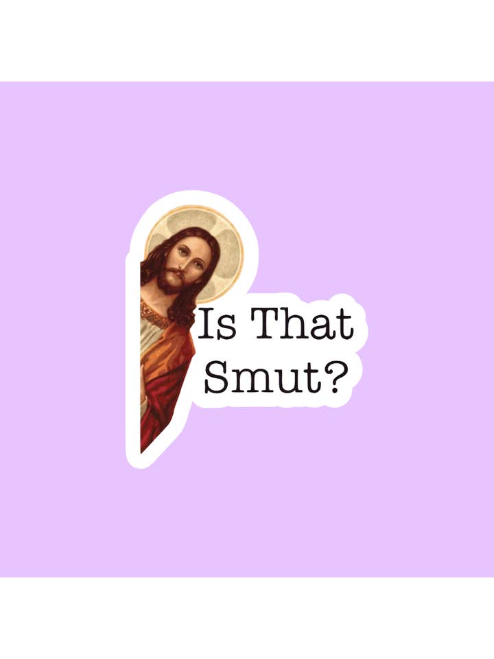 È pornografia? Adesivo di Gesù per la vendita all'ingrosso da parte di Shadows of Sunshine