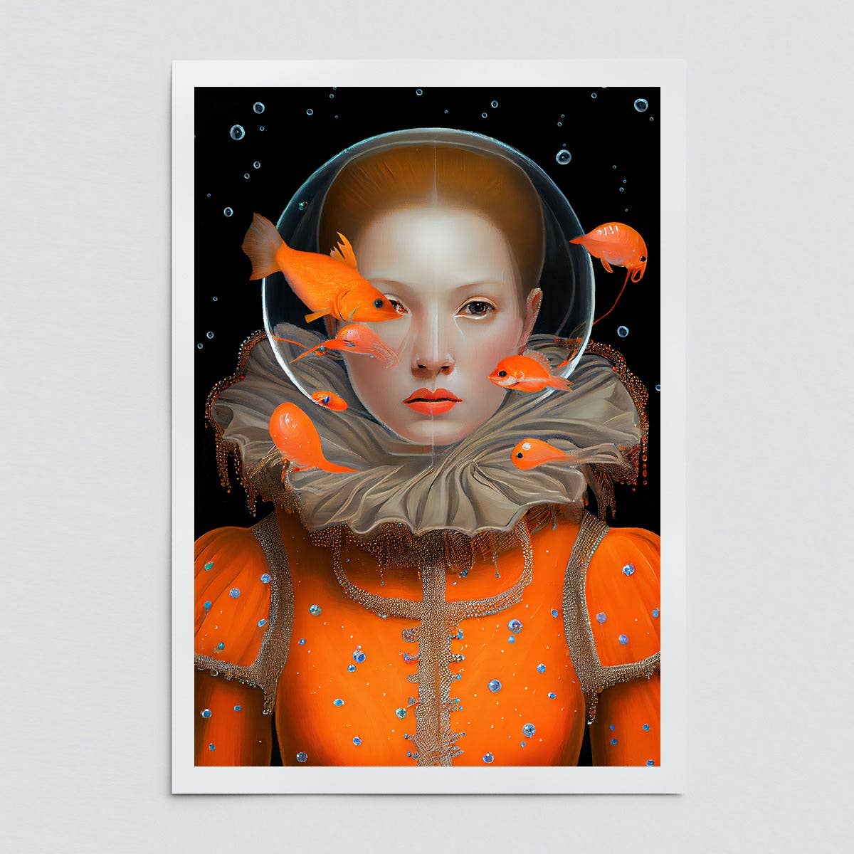 Dikhotomy - Wholesale Art Print - La princesa del mar profundo art print1