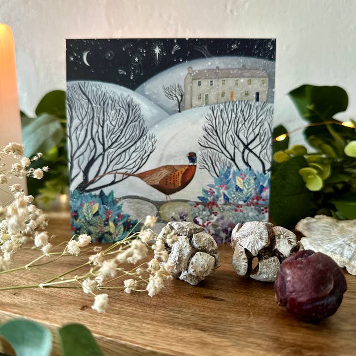 Glitter and Earth - Wholesale Season's Greetings Card - Pack of 5 winter cards1