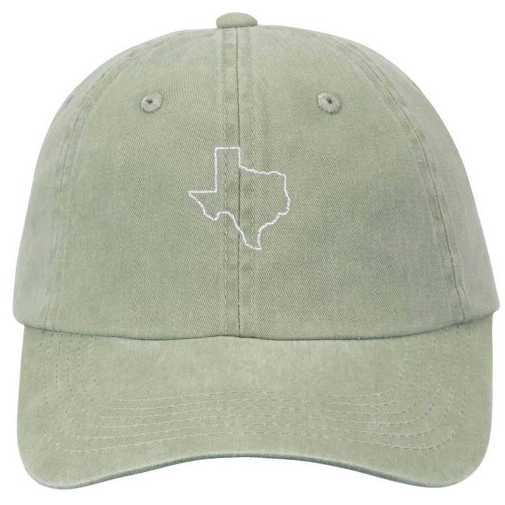 Texas Baseball Cap in Khaki for wholesale by Kass Lynae Designs