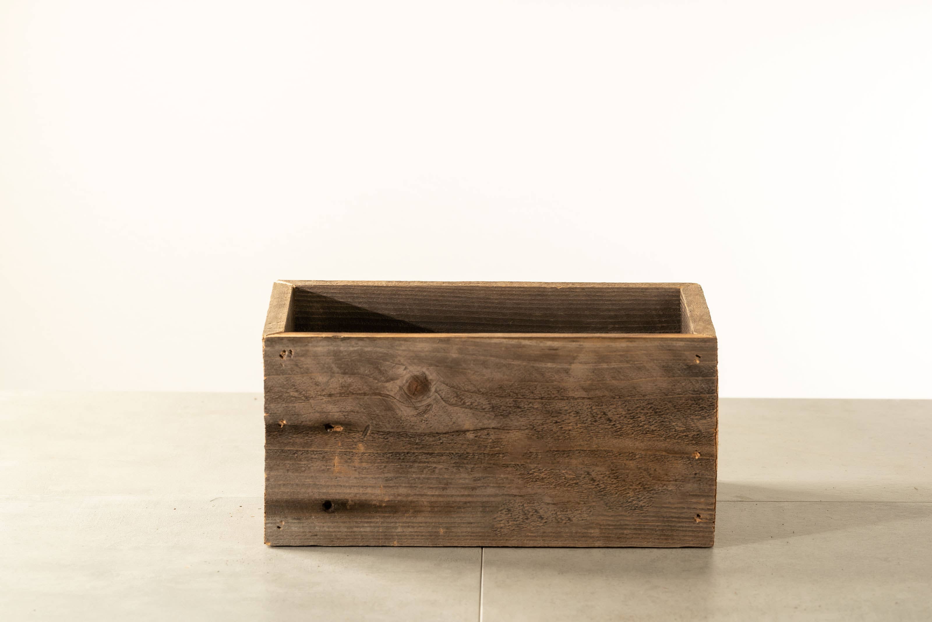 Love Reclaimed - Wholesale Planter Box - Reclaimed Wood Planter / Organizer Crate1