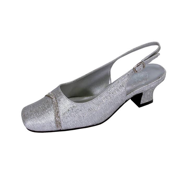 FLORAL Lena Dames Slingback Jurkschoenen met Brede Pasvorm voor wholesale door FazPaz