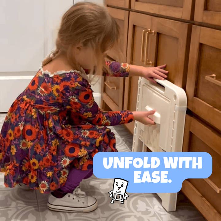 Step Buddy - Wholesale Potty Supplies - Kids & Baby - Kids Folding Step Stool - Space-Saving, Attaches to Cabinet8