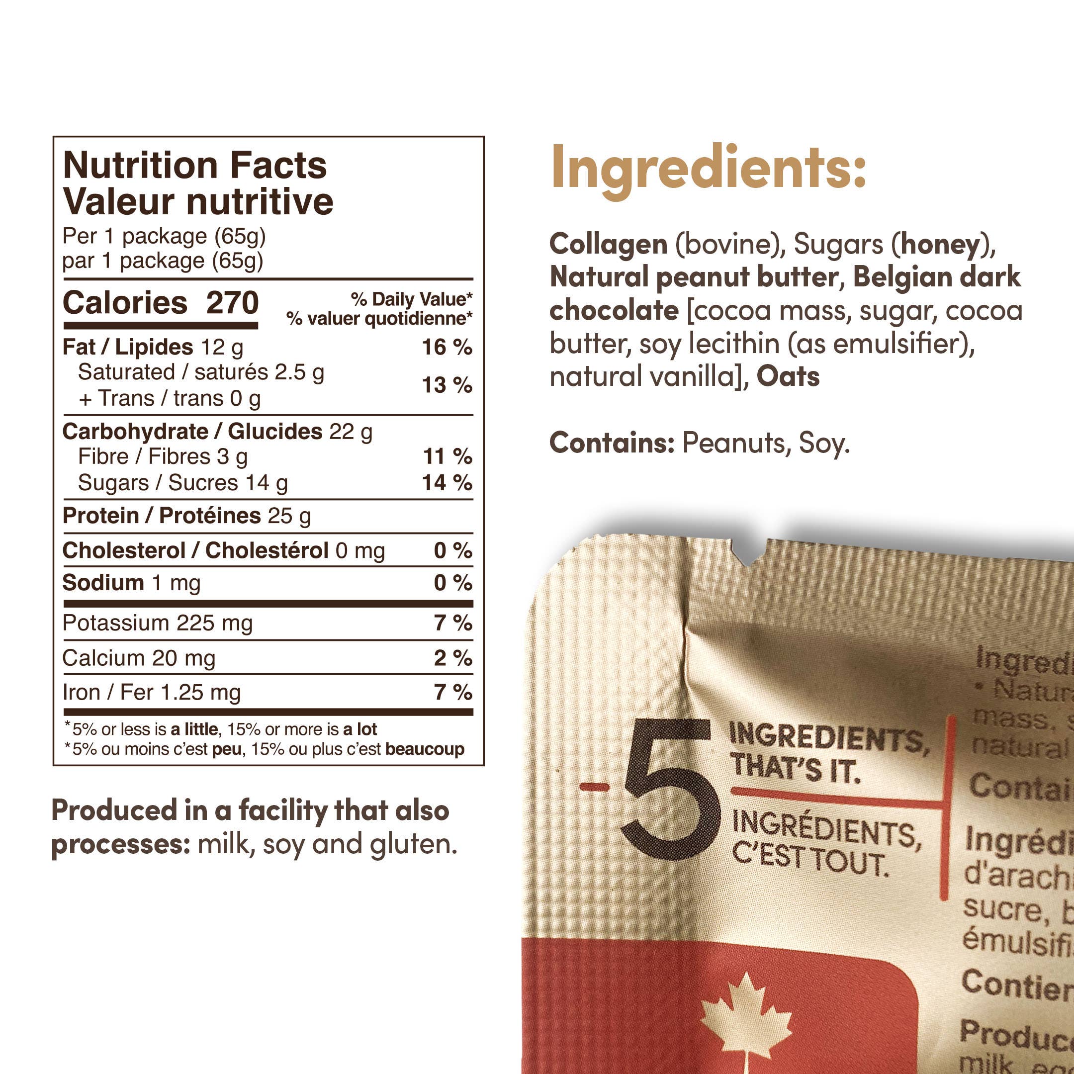 Zentein Nutrition - Wholesale Snack Bar - Zentein Collagen Protein Bar - Peanut Butter Cup3