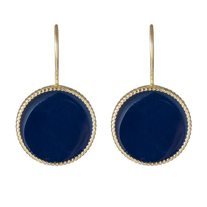 Monogram Small French Hook Earrings and other Purchase Wholesale yellow jelly beans. Free Returns & Net 60 Terms on Faire trending on Faire.