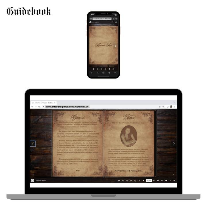 ENTER THE PORTAL - Wholesale Tarot/Oracle Card - Alchemia Auri Tarot | Fine Art • Alchemy Tarot Card Deck1