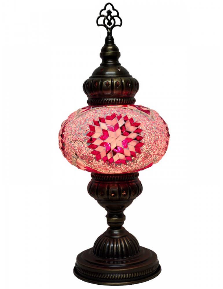 Natto USA - Wholesale Accent/Desk Lamp - Mosaic Sultan Lamps 6" TLS63