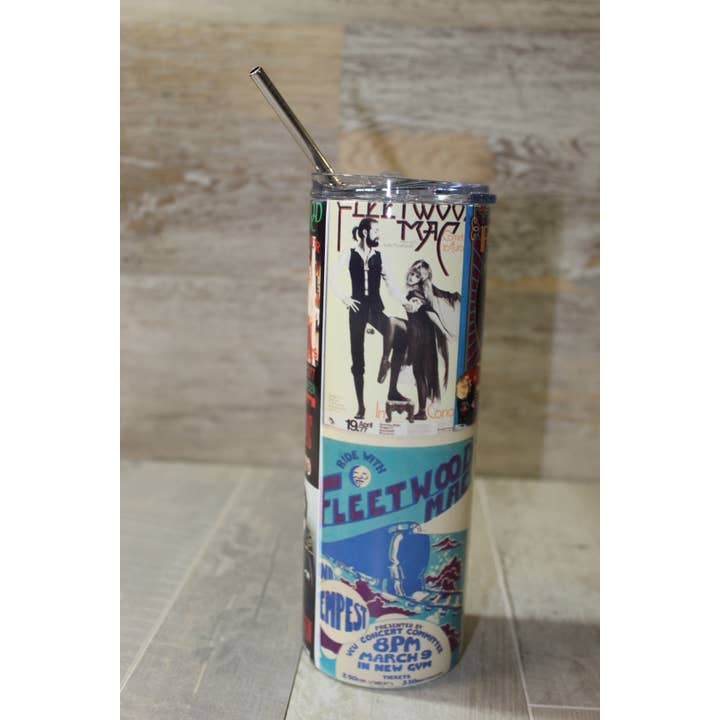 Raven Design - Wholesale Insulated Mug/Tumbler - Fleetwood Mac Concert Posters 20 oz Stainless Steel Tumbler1
