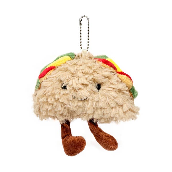 Wrapables Cute Plush Keychain Pendant Charm for Bag, Taco for wholesale by Wrapables.com