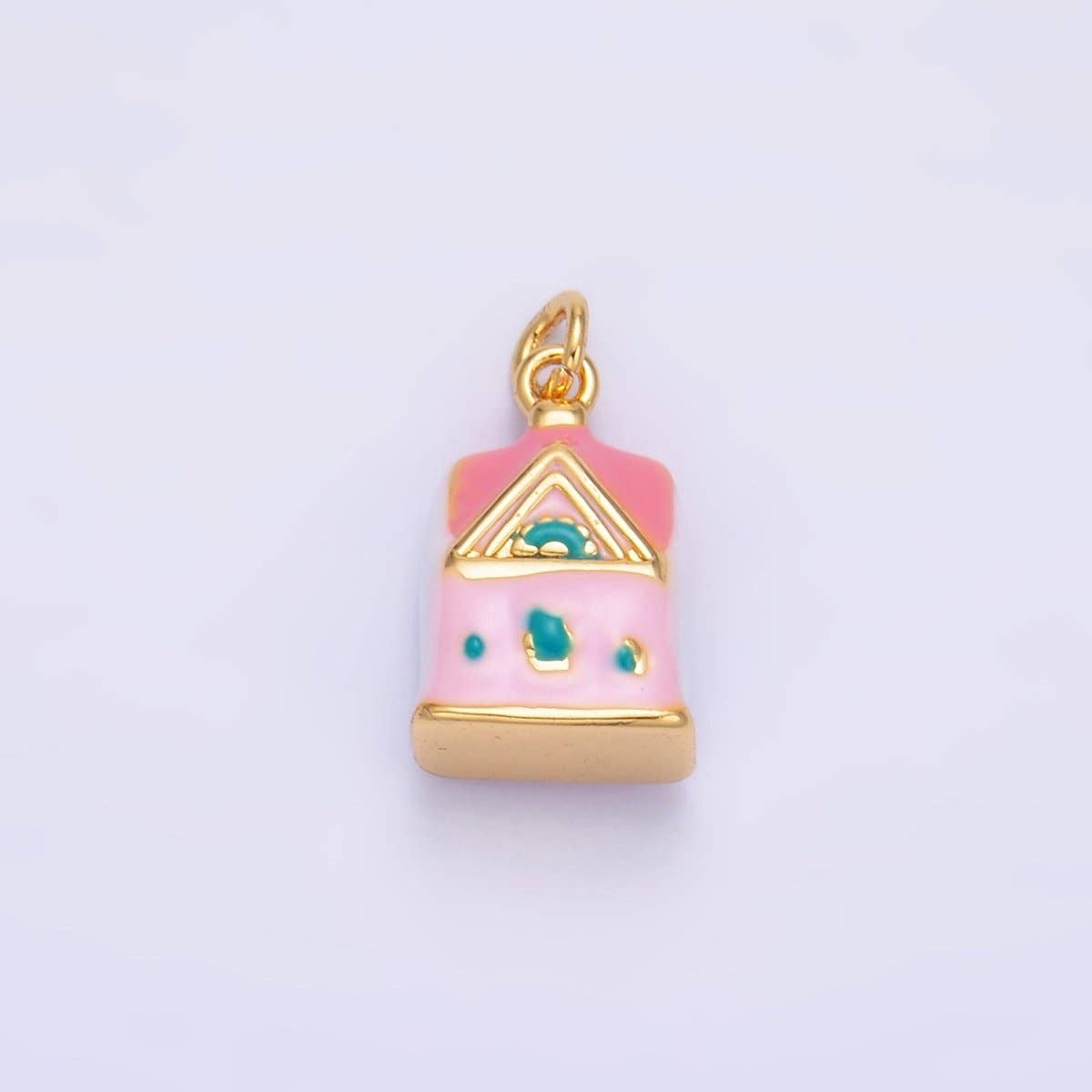 Aim Eternal – Pendente/pingente individual por atacado – Pingente de Gota de Cerâmica com Cogumelo Floral Natural Revestido a Ouro 24K e Concha do Mar para Animais de Estimação18