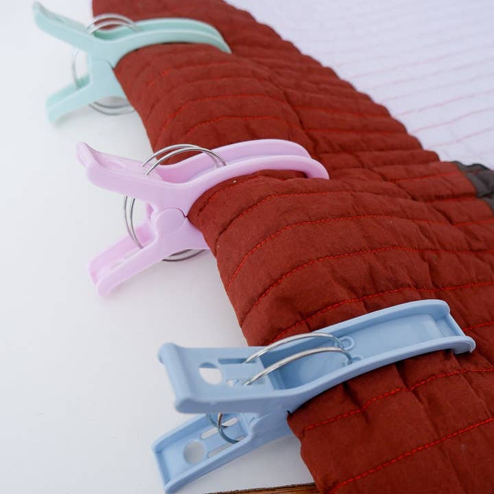 Madam Sew - Wholesale Craft Tool - Extra Large Jumbo Quilting Clamps - 6-Pack for Fabric and Cr