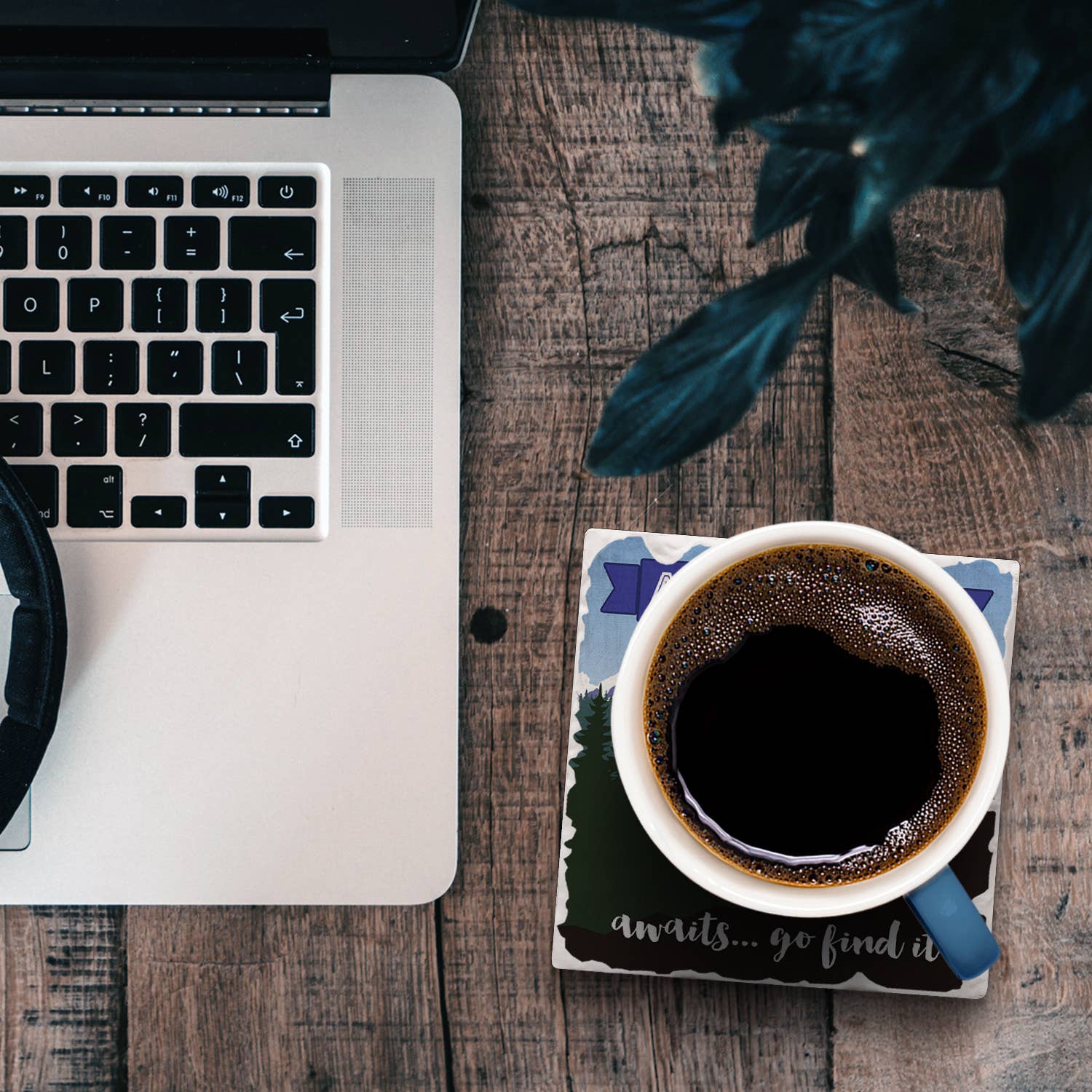 Conimar Promotions - Wholesale Coasters - "Adventure Awaits" Single Tumbled Tile Coaster  3