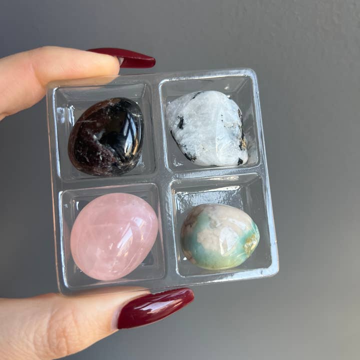 Sapphire & Sage - Wholesale Spiritual Stone/Crystal - Love Crystal Tumble Set