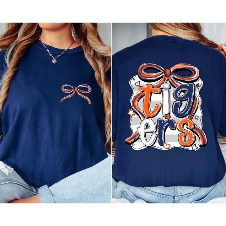 Coquette Tigers T-shirt for engroshandel hos Pocketful of Prints