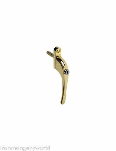 IronmongeryWorld - Wholesale Knob/Pull - Universal Locking window fastener Brass PVCU0