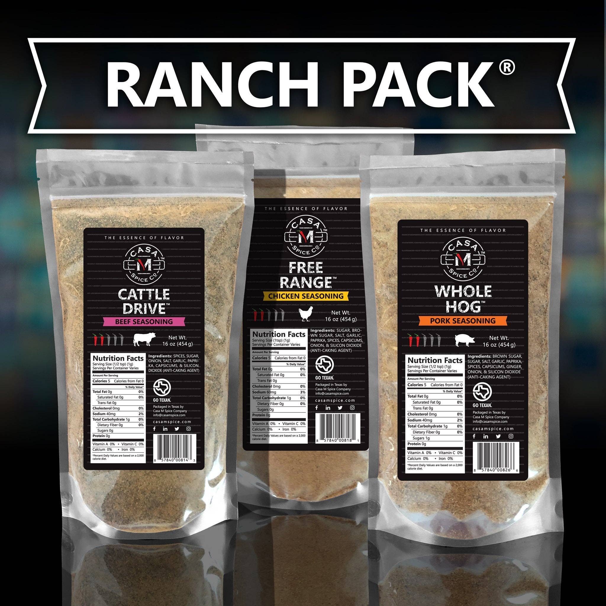 Casa M Spice Co LLC – wholesale Torkad kryddblandning – Casa M Spice Co® Ranch Pack®0
