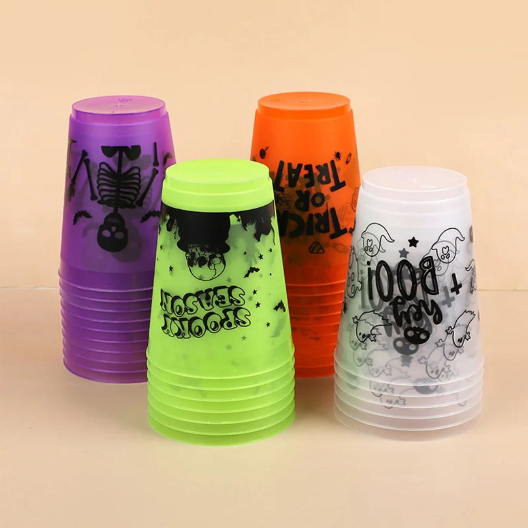 Buddha Yoga - Wholesale Disposable Cup - In Bulk Skull Plastic Cups for Party Table Decor2