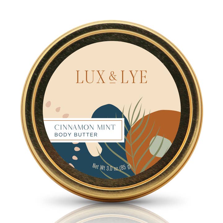 Cinnamon Mint Body Butter for wholesale by Lux & Lye LLC