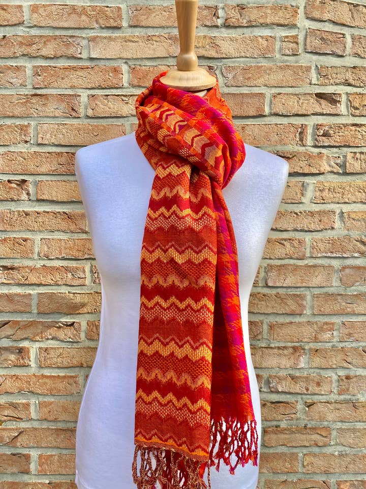 CHENAI SJAAL - 100% WOL voor wholesale door DIWALI PARIS