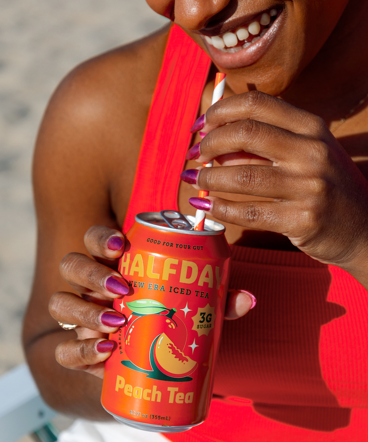 Halfday Tonics - Wholesale Iced Tea - Peach Iced Tea 12 Pack4