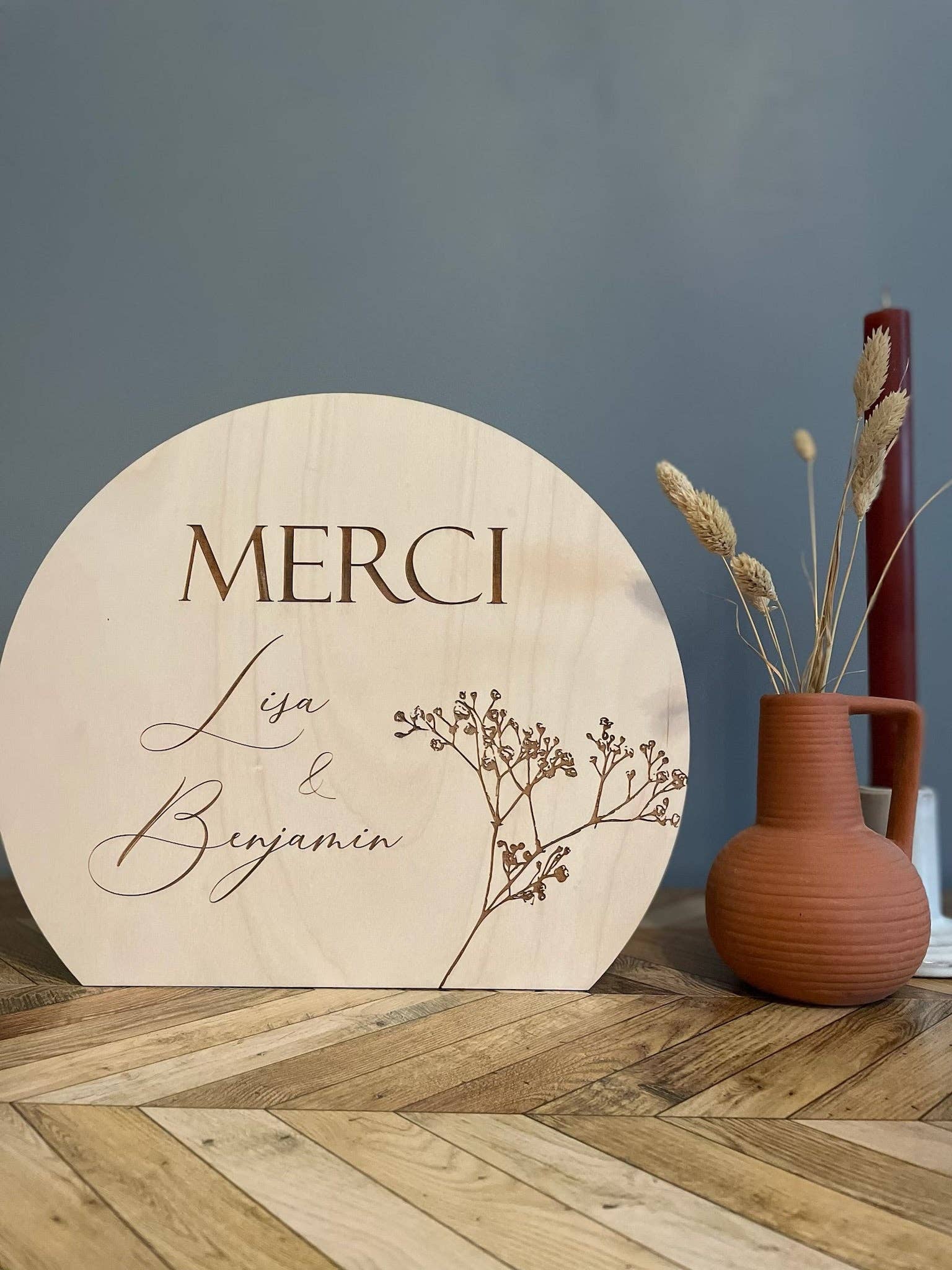 ATELIER MFK - Vendita all'ingrosso Decorazioni da tavolo - Urna in legno personalizzata con incisione | Matrimonio4