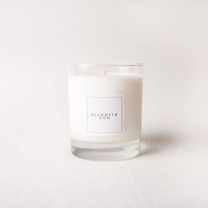 20cl Clear Glass soy candle for wholesale by Blenheim & Co.