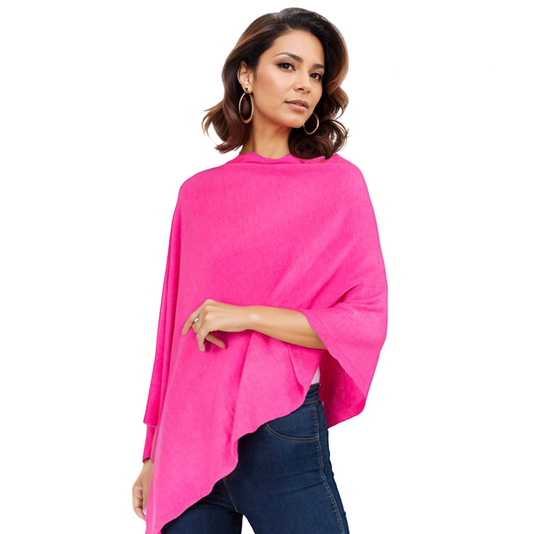 The Magic Scarf Company - Vendita all'ingrosso Poncho - Donna - Poncho effetto cashmere34