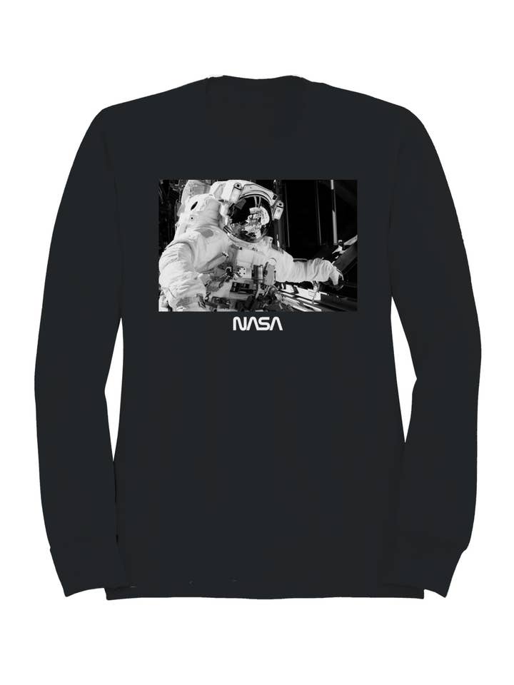 Licensed Nasa Astronaut Spacewalk Art Women's Sweatshirt for wholesale by Swift Retail