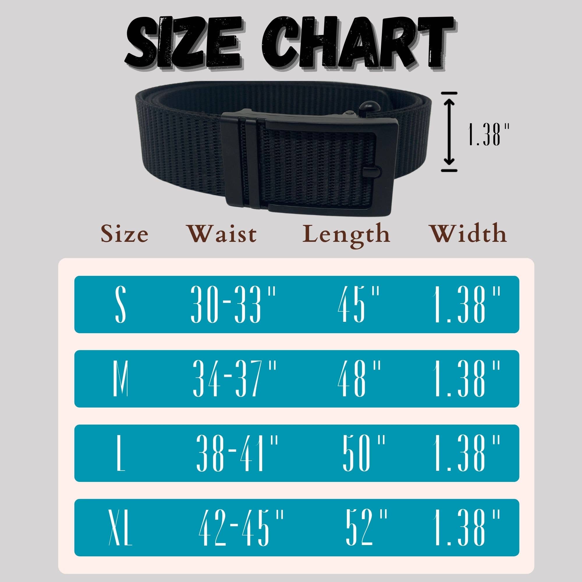 Funky Junque – wholesale Belt – Unisex – Nylon Ratchet Belt - Black2