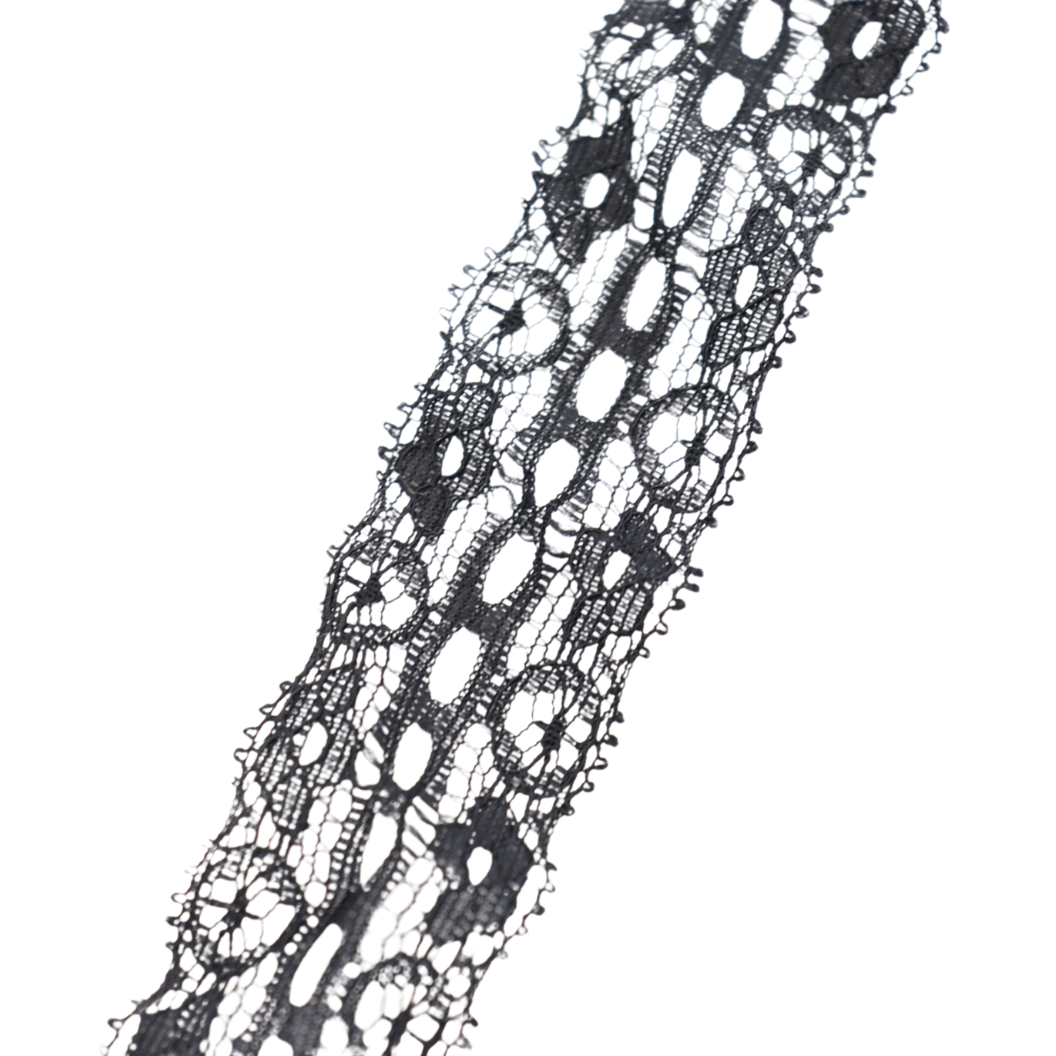 The Charm Bar Company - Wholesale Shoelaces - Unisex - Black Lacey Shoe Laces1